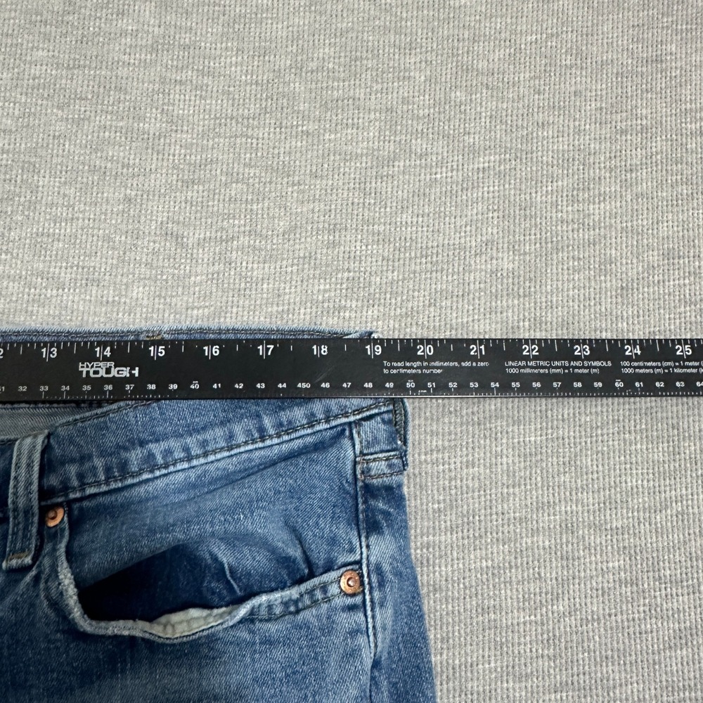 Levi's 514 Straight Fit Jeans Blue Denim Medium Wash Mens Size W38xL33 - Picture 3 of 16